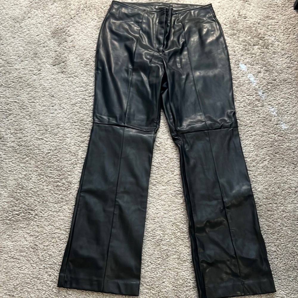 NWT NY&C faux leather pants